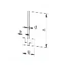 Stirring shaft for overhead stirrers anchor stirrer -.webp