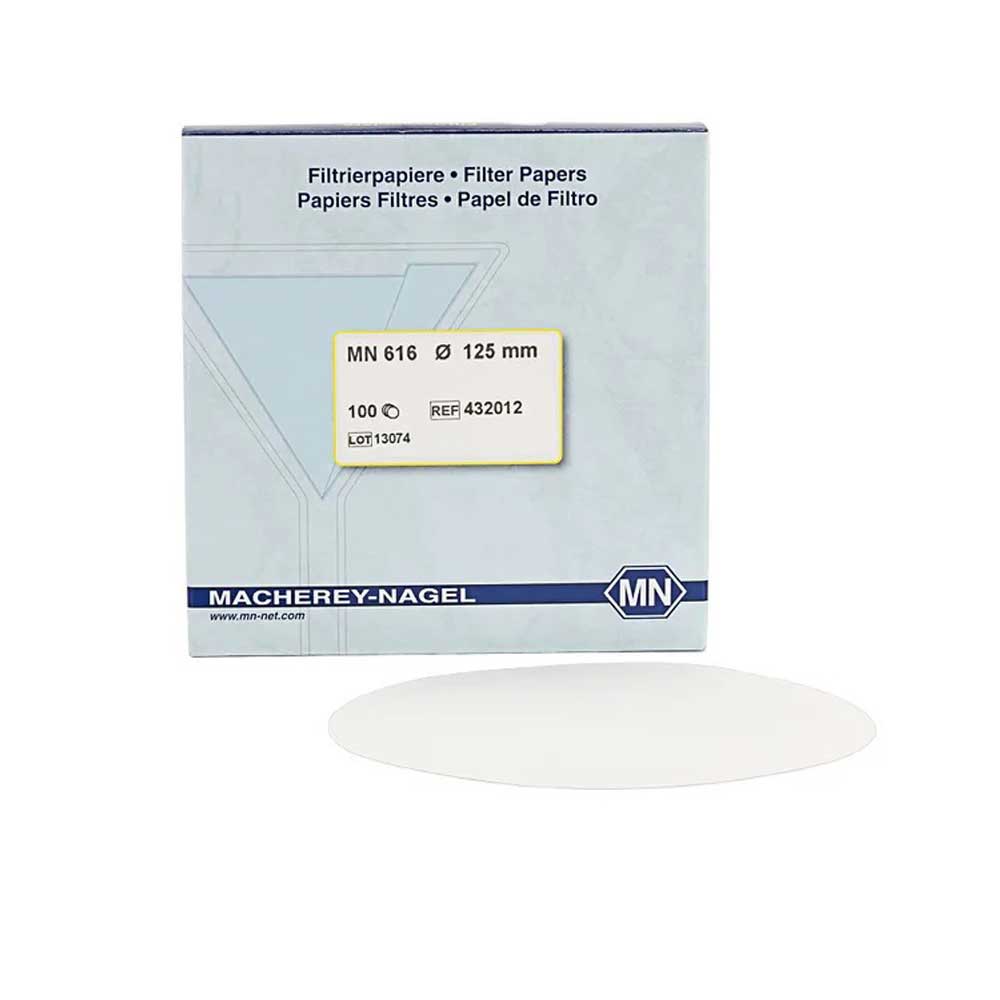 MN 619 Filterpapier 90 mm - kwalitatief - langzaam filtrerend - 100 sec - rond - 100 stuks