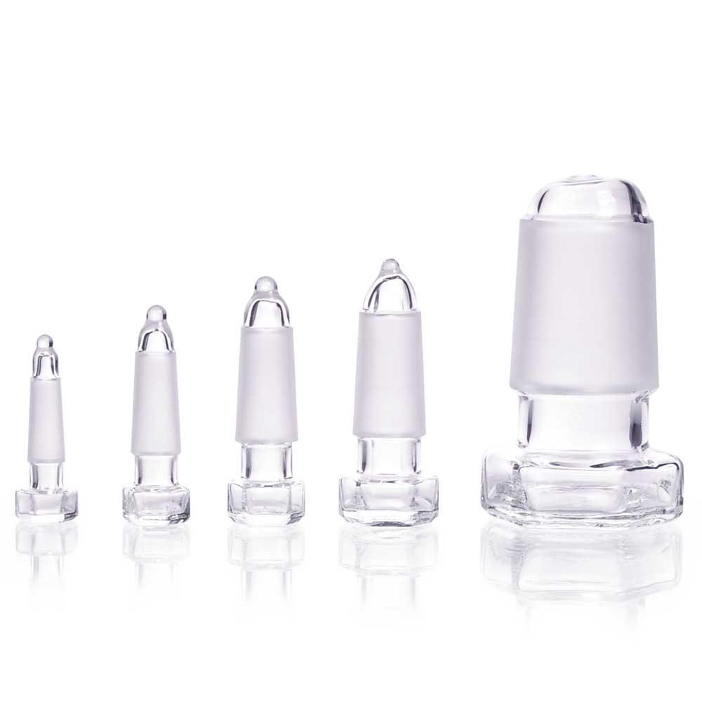 Duran Hollow glass stopper NS29/32 - hexagonal - pointed - 286117407