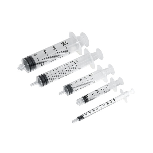 Pentaferte Injectiespuiten 20 ml Luer Lock steriel 3-delig - zonder naald - 50 stuks