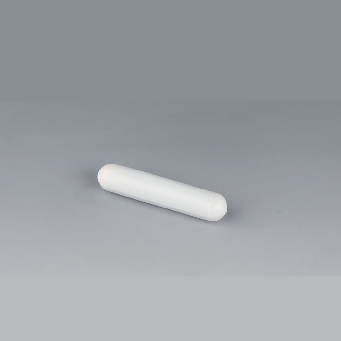 Magnetische roerstaaf 40 mm - Ø 8 mm - cilindrisch - PTFE ingekapseld magneetkern - wit