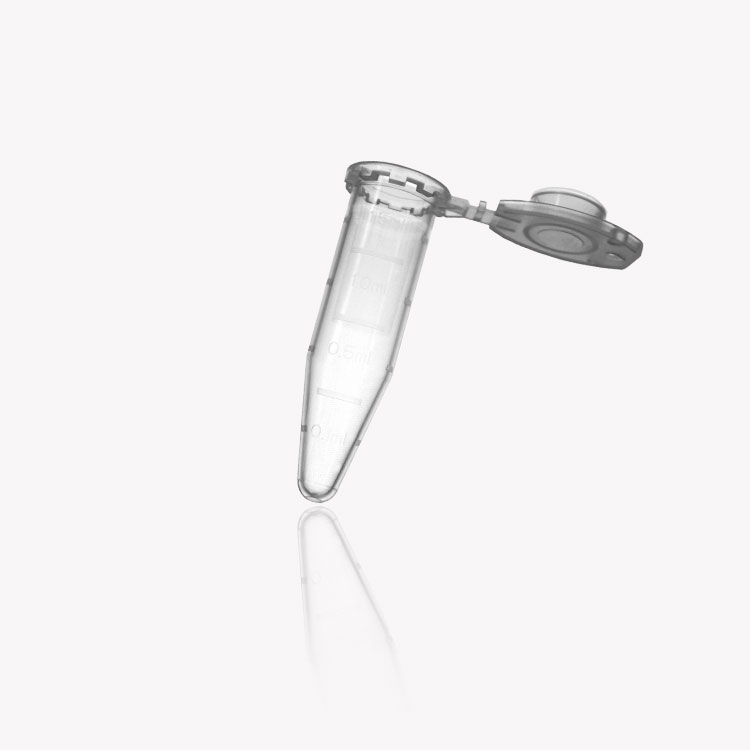Microcentrifuge tubes 1.5 ml safe-click-lock - sterile - conical bottom - PP - 500 pieces