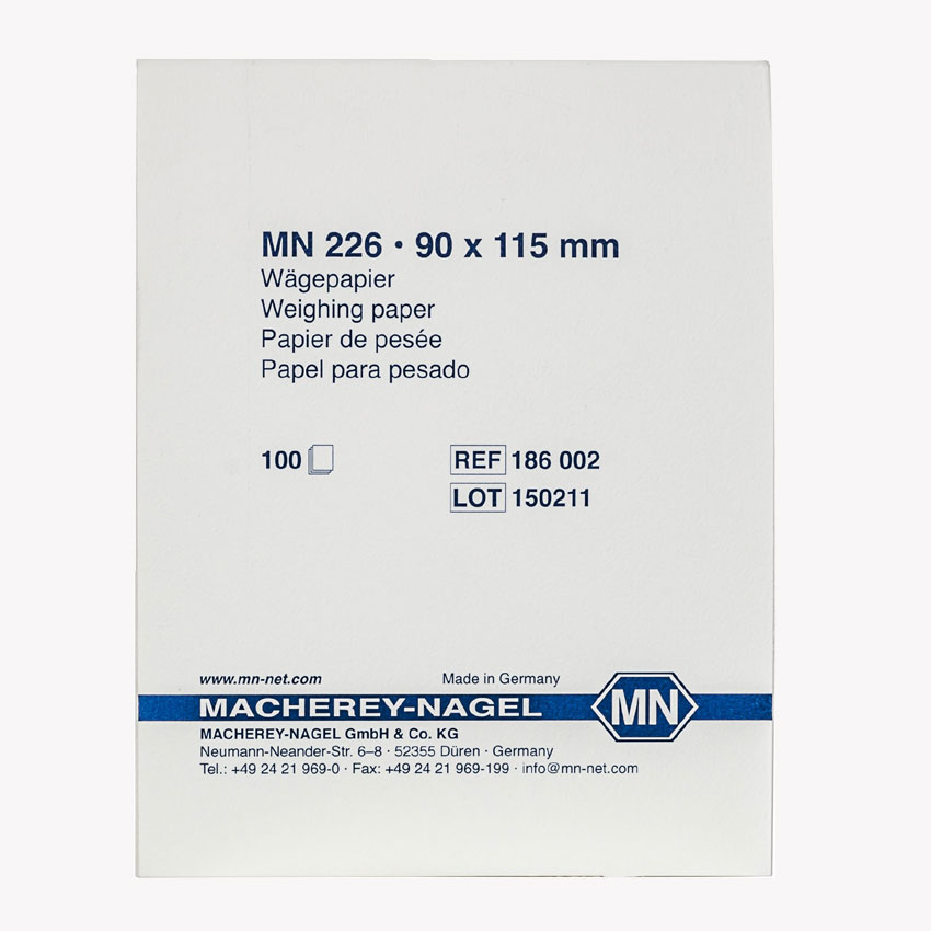 MN-226 Weighing paper 90x115 mm - transparent - block of 100 sheets
