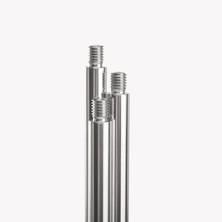 Statiefstang 1000 mm voor statiefplaten - verzinkt staal - Ø 12 mm - schroefdraad M10