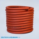 Gas hose for laboratory gas burners i.d. 10 mm - o.d. 14 mm - red - per metre