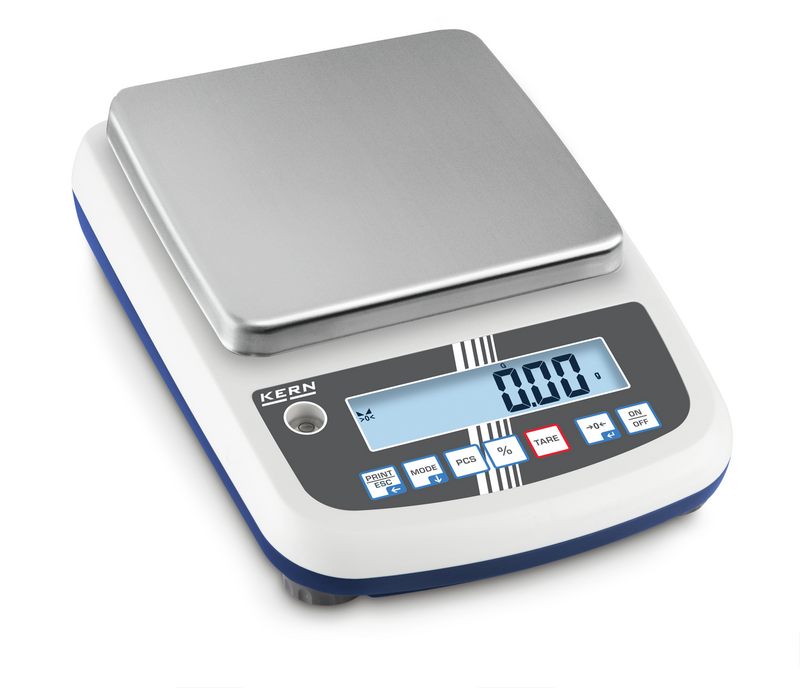 Precision balance Kern PFB 6000-2 - max. 6000 g - readability d= 0.01 g