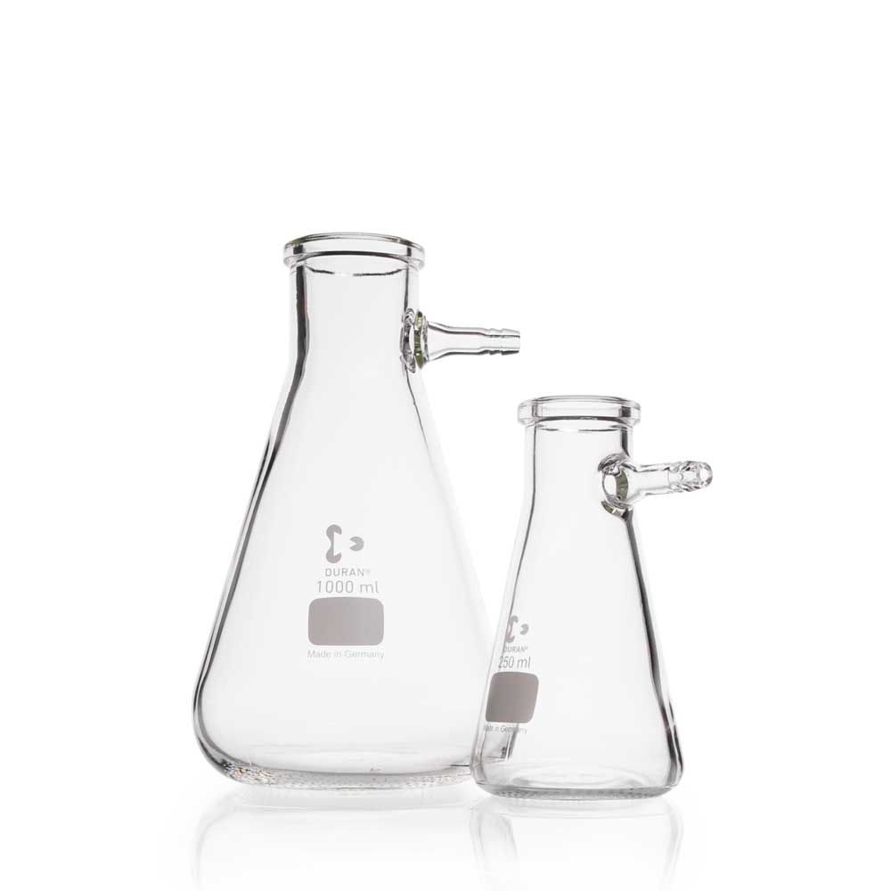 Duran 212015406 afzuigkolf 1000 ml - glazen slangaansluiting