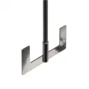 Stirring shaft for overhead stirrers anchor stirrer - 500 mm - Ø 8 mm - SS - agitator diam. 70 mm