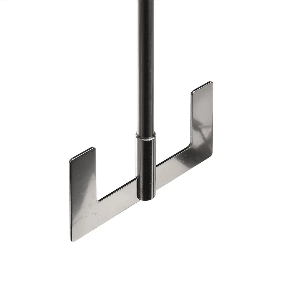 Stirring shaft for overhead stirrers anchor stirrer - 800 mm - Ø 10 mm - SS - agitator diam. 140 mm