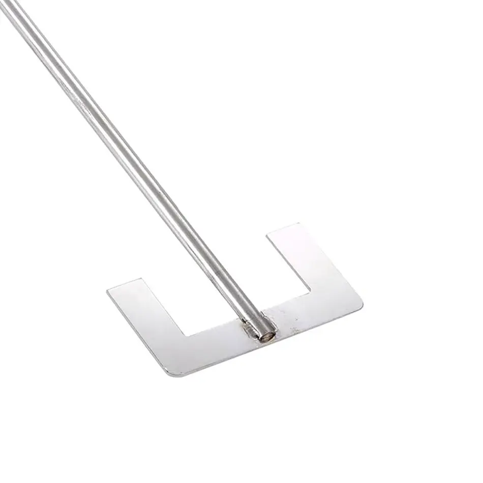 Roerblad anker type - lengte 650 mm - diam. 8 mm - agitator diam. 90 mm - RVS