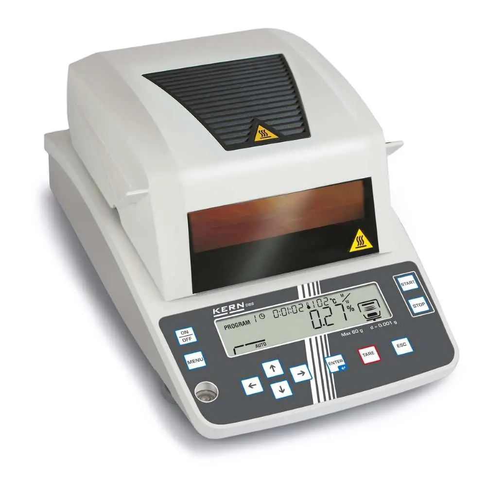 Kern DBS 60-3 Moisture analyser 60 g - 0.001 g | 0.01% - temp. max. 200°C