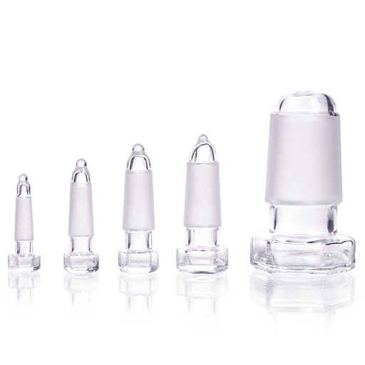 [286117407] Duran Hollow glass stopper NS29/32 - hexagonal - pointed - 286117407