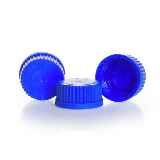 [292392809] DURAN screw cap GL45 - for laboratory bottles - PP - blue - max. 140°C - 292392809