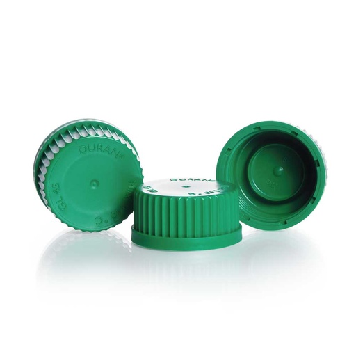 [293382868] DURAN schroefdop GL45 voor laboratoriumflessen - groen - PP - max. 140°C - 293382868