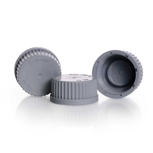 [293382884] DURAN schroefdop GL45 voor laboratoriumflessen - grijs - PP - max. 140°C - 293382884