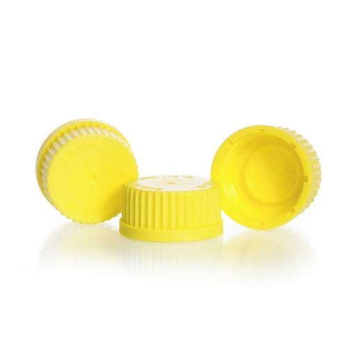 [293382802] DURAN schroefdop GL45 voor laboratoriumflessen - geel - PP - max. 140°C - 293382802
