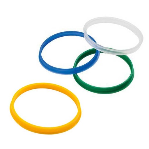 [7241-45Y] Schenkring GL45 voor lab flessen - geel - PP - max. temp. 140°C - gietring