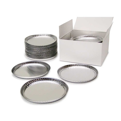 [4270-10050] Weegschuitjes ∅ 100 mm voor vochtigheidsbalansen - aluminium - vochtanalysebakjes - IL - 50 stuks