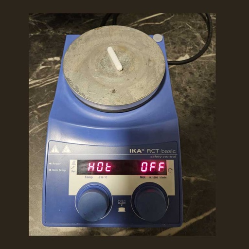 [bofu-0394] Gebruikt - IKA RCT Basic magneetroerder met verwarmingsplaat - 310°C - 20L