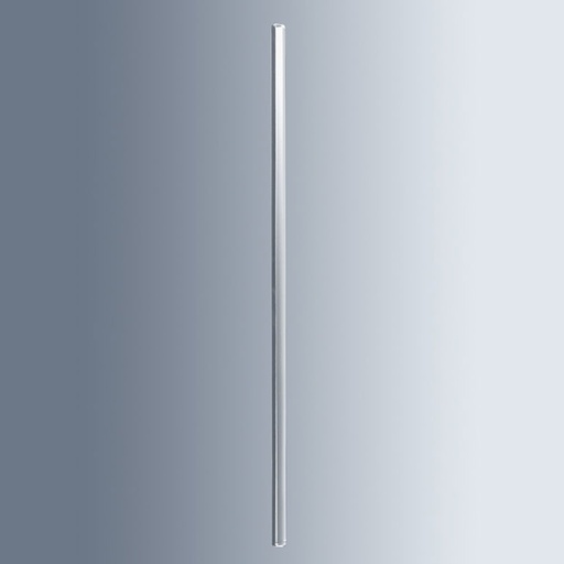 [X250X6] Glazen roerstaaf 250 mm OD 6 mm - AR-glas - rond gesmolten uiteinden - roerstaven - 10 stuks