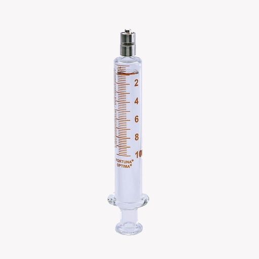 [714037] Fortuna Optima glass syringe 10 ml - Luer-Lock tip - without needle
