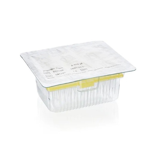 [732128] Brand 732128 Pipette tips 2 - 200 µl - sterile - PP - transparent - 10x 96 pieces refill for rack TipRack