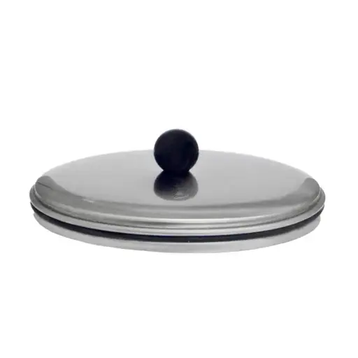 [20050-0004] Sieve lid 200×50 mm – stainless steel – sieve lid for sieve machines