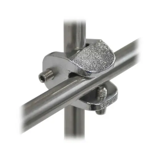 [5008-261326] Squared bosshead for stand rods - clamp block - clamping range max. 13 mm - with socket screw M6 - cast iron